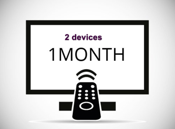 1 MONTH (2 devices )